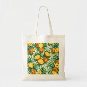 Bolsa Tote Padrão de Colheita de Abacaxi 