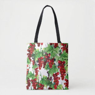 Bolsa Tote Padrão de Corrente Vermelha Invisível