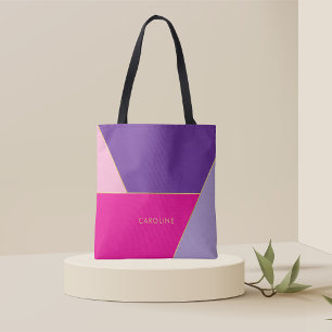 Bolsa Tote Padrão de distribuição colorida de Na moda de chip
