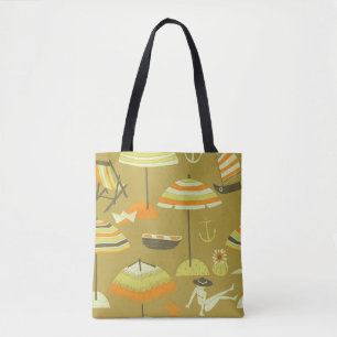Bolsa Tote Padrão de diversão em verão feliz