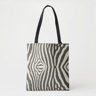 Bolsa Tote Padrão de Estampa Animal de Listras de Zebra Moder