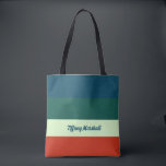 Bolsa Tote Padrão de faixas de tendência personalizado<br><div class="desc">Trendy Stripes Pattern Personalizado Tote Bag - um acessório chic e versátil com um moderno design striped. Personalize com um nome ou iniciais para um toque exclusivo e na moda. Perfeito para uso diário,  compro ou doação.</div>