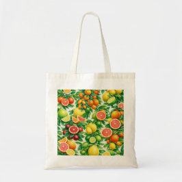 Bolsa Tote Padrão de Fatia de Citros Mistos
