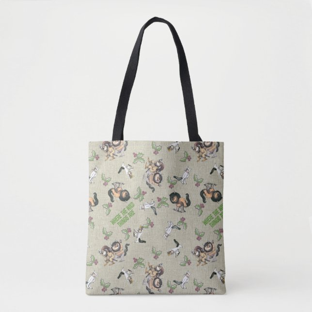 Bolsa Tote Padrão de Férias do Wild Rumpus (Frente)
