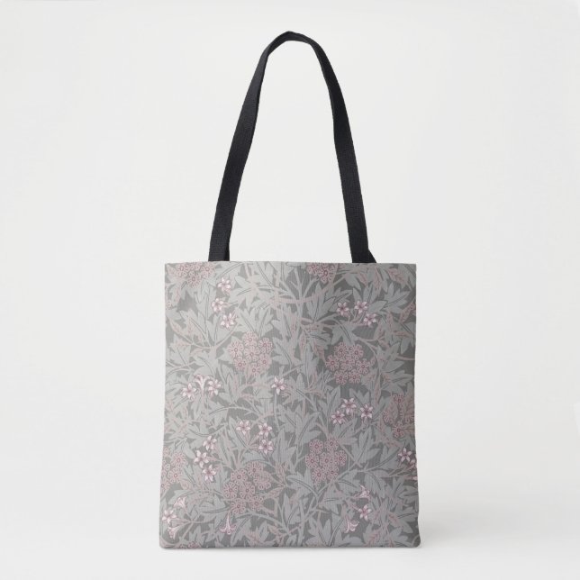 Bolsa Tote Padrão de Flor de Jasmim de William Morris (Frente)