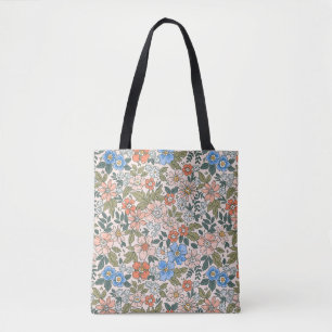 Bolsa Tote Padrão de Flor do Coral Garden