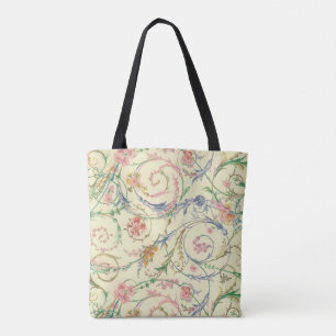 Bolsa Tote Padrão de floreios florentinos italianos