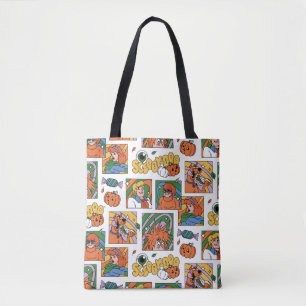 Bolsa Tote Padrão de Fotos de Halloween do Scooby-Doo
