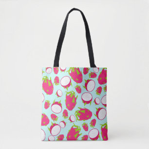 Bolsa Tote Padrão de Fruta do dragão