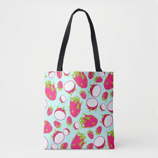 Bolsa Tote Padrão de Fruta do dragão (Frente)
