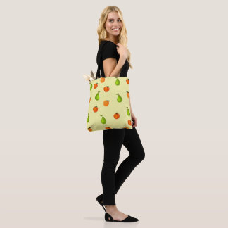 Bolsa Tote Padrão de Frutas