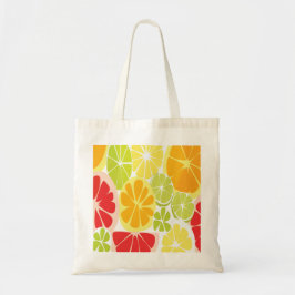 Bolsa Tote Padrão de Frutas Cítricas