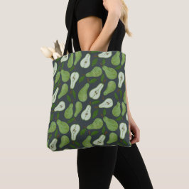 Bolsa Tote Padrão de frutas de pera de pomar