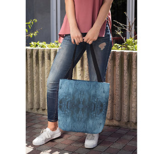 Bolsa Tote Padrão de gelo psicodélico