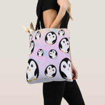 Padrão de gradiente de pinguim pastel colorido bon