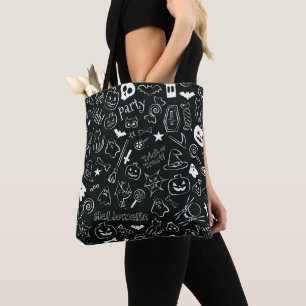 Bolsa Tote Padrão de Halloween