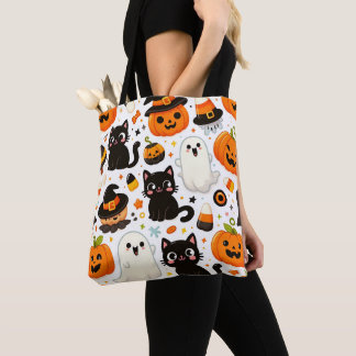 Bolsa Tote Padrão de Halloween