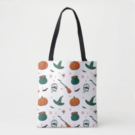 Bolsa Tote Padrão de Halloween 12 Totebag