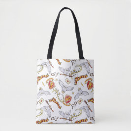 Bolsa Tote Padrão de Hedwig em Aquarela GRYFFINDOR™