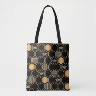 Bolsa Tote Padrão de Honeycomb