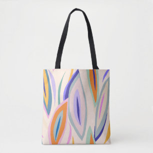 Bolsa Tote Padrão de ilustração artística de abstrato ver