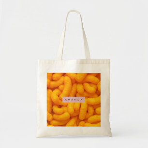 Bolsa Tote Padrão de Lanche Personalizado de Puffs Queijosos