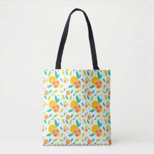 Bolsa Tote Padrão de Laranjas Doce da Aquarela