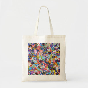 Bolsa Tote Padrão de Montagem do fruta Sticker