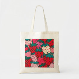 Bolsa Tote Padrão de morango