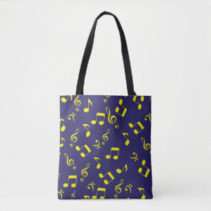 Bolsa Tote Padrão de música