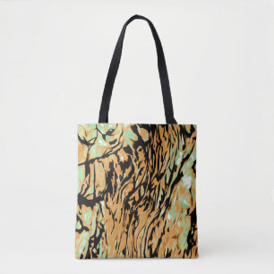 Bolsa Tote Padrão de natureza de abstrato