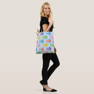Bolsa Tote Padrão de Peixes Coloridos no Oceano