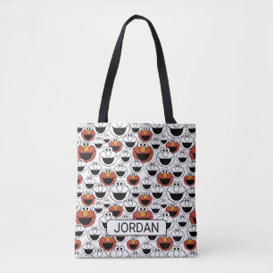 Bolsa Tote Padrão de Rosto Colorido do Elmo