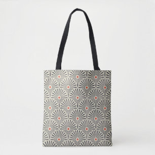 Bolsa Tote Padrão de safra japonesa sem costura no suporte d