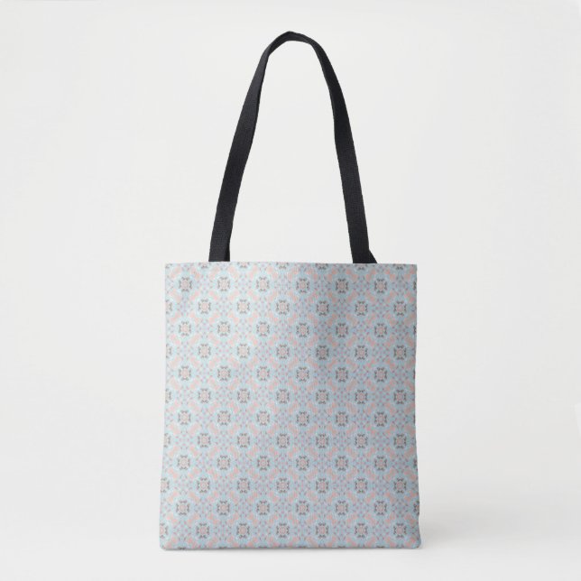 Bolsa Tote Padrão de Seashell sem costura (Frente)