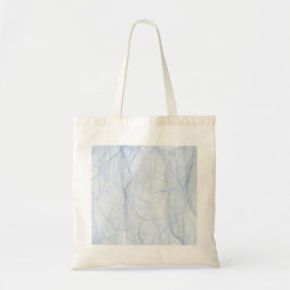 Bolsa Tote Padrão de Sombra Azul