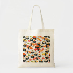 Bolsa Tote Padrão de Sushi