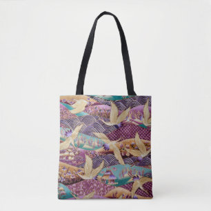 Bolsa Tote Padrão de tecido do tecido