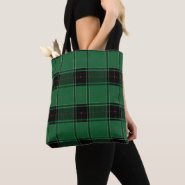 Bolsa Tote Padrão de Tecido Tartan do Black Watch