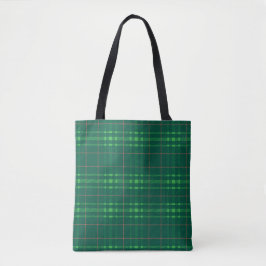 Bolsa Tote Padrão de Tecido Tartan do Black Watch
