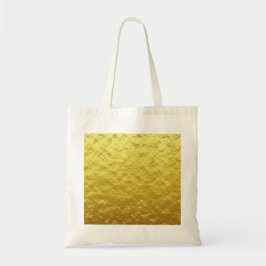 Bolsa Tote Padrão de Textura Dourada (Brilho Luxuoso do Ouro)