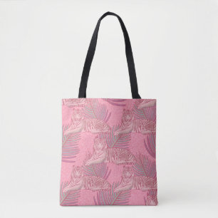 Bolsa Tote Padrão de Tigre da Selva Rosa