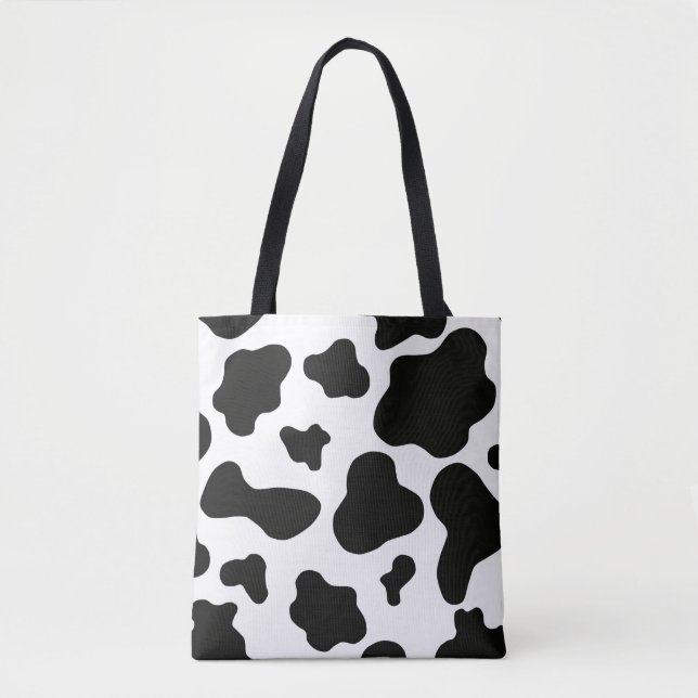 Bolsa Tote Padrão de Vaca Detectada (Frente)