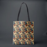 Bolsa Tote Padrão de Vintage de Ação de Graças Floral (12)<br><div class="desc">Esta bolsa de tota é uma mistura harmoniosa de botânicos vegetais antigos e o charme caprichoso de padrões de squash. Traz a beleza do mundo natural para os dedos,  criando uma sinfonia visual. Peça a sua agora!</div>