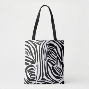 Bolsa Tote Padrão de zebra