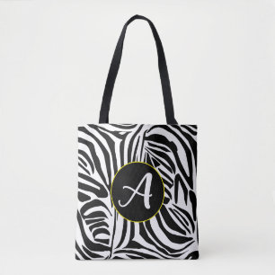 Bolsa Tote Padrão de Zebra