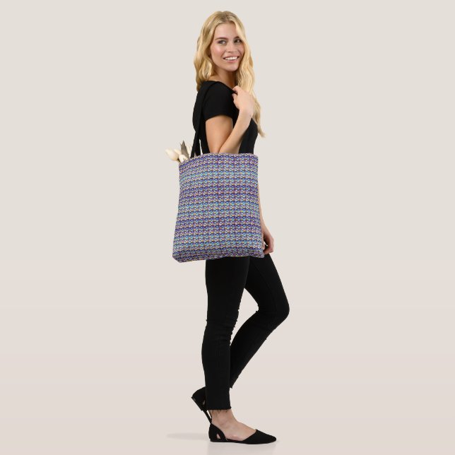 Bolsa Tote Padrão digital abstrato moderno design 1234 (No(a) Modelo)