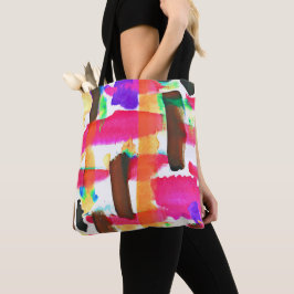 Bolsa Tote Padrão dinâmico de Abstrato na arte