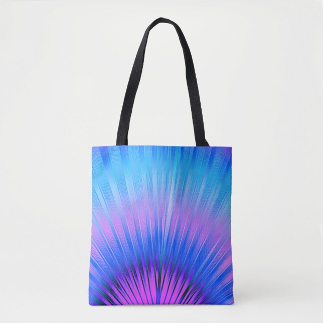 Bolsa Tote Padrão do Na moda Rainbow (Frente)