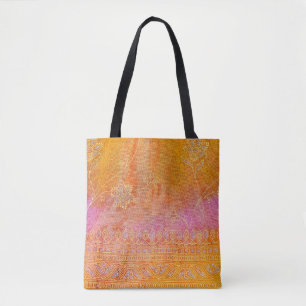 Bolsa Tote Padrão do tecido de plano de fundo